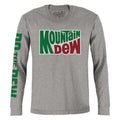 Mountain Dew Do The Dew Sleeve Print Long Sleeve T-Shirt - Gray men Hoodie, Sweatshirt | RetroVerseTees.com