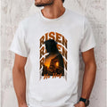 Mouthless cat Has Risen Sunset Christian TShirt Pure Cotton Fabric Casual Streetstyle Crew Neck Short Sleeve T-Shirt...
