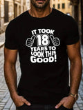 Mouthless cat Took 18 Years... Print Lightsaber brand Shirt, Tees For Men, Casual Short Sleeve Lightsaber brand-shirt For...