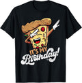 Mouthless cat'WB shield My Birthday Cool Graphic Dabbing Pizza Gift Bday Party T-Shirt Cotton Menswear Hoodie, Sweatshirt