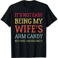 Mouthless cat'WB shield Not Easy Being My Wife'WB shield GA Candy Funny Husband T-Shirt Hoodie, Sweatshirt