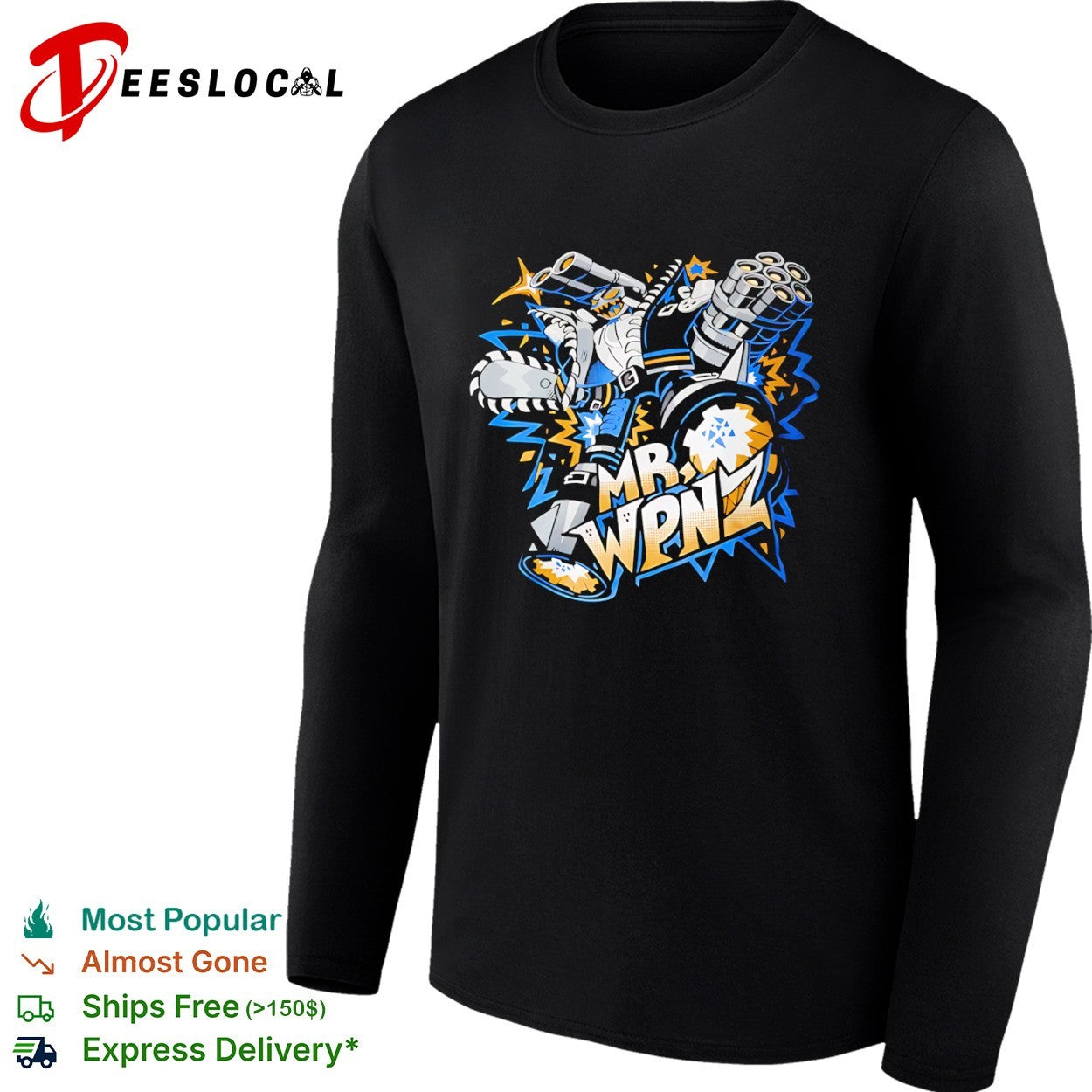 Mr Wpnz cartoon shirt