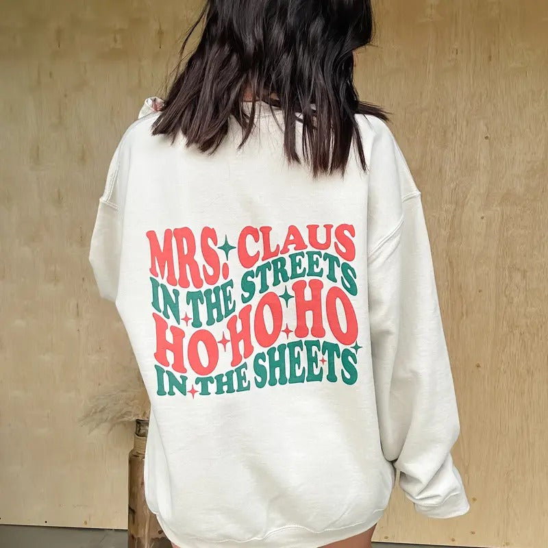 Mrs. Claus Graphic Top T-Shirts, Hoodie, Sweatshirt | RetroVerseTees.com