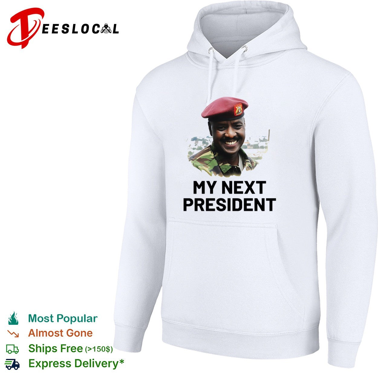 Muhoozi Kainerugaba My Next President Uganda People Defence Forces shirt