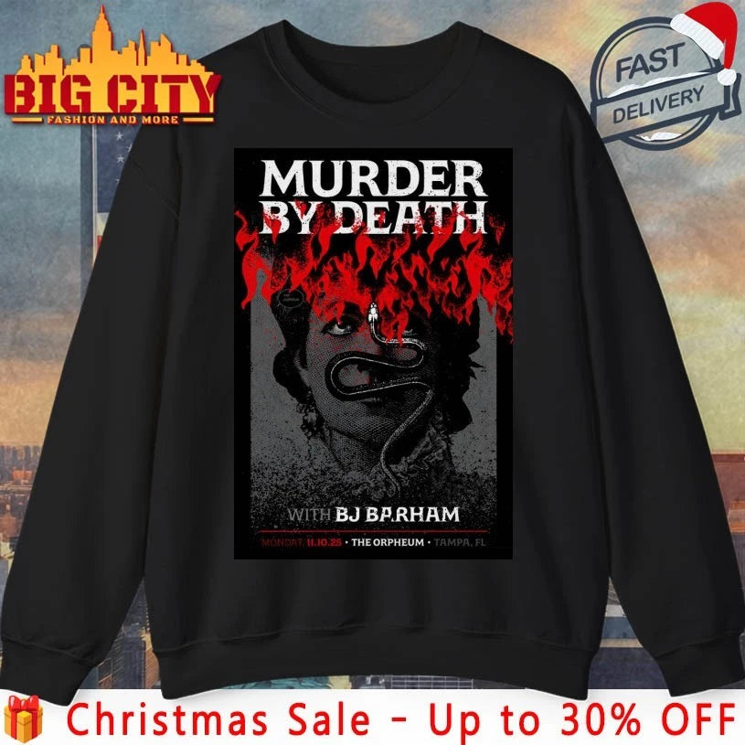 Murder By Death Tampa Tour On Nov 11 2025 Poster shirt