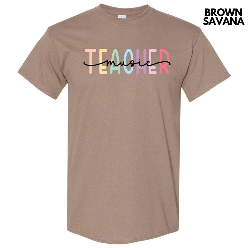 Music Teacher Gildan Short Sleeve T-Shirt 'NLB' Hoodie, Sweatshirt | RetroVerseTees.com
