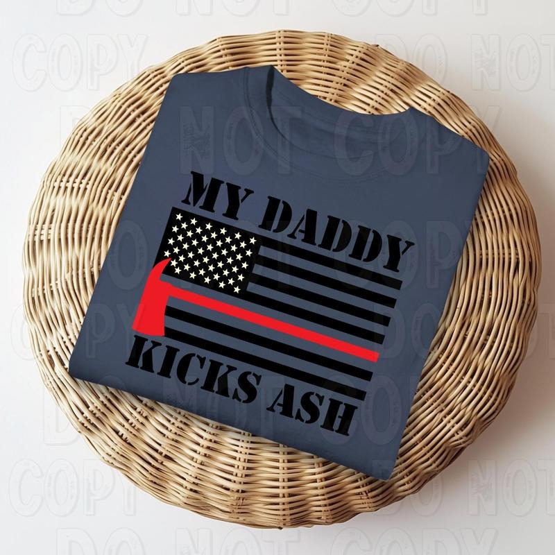 My Daddy Kicks Ash DTF Transfers - THIS IS NOT A SHIRT Hoodie, Sweatshirt | RetroVerseTees.com