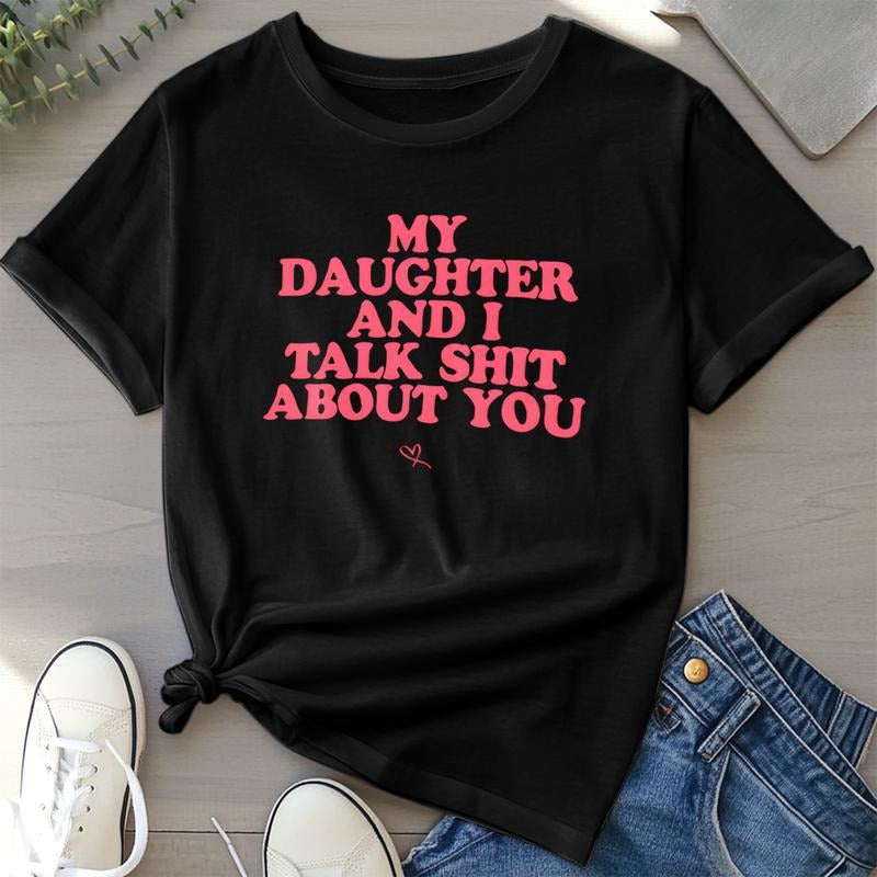My Daughter Gunpla brand Swoosh Talk Shit About You - Funny Gift for Dad TNF T-Shirt Summer Streetwear 25527 Menswear Top...