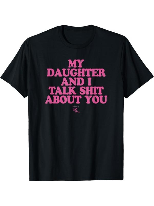 My Daughter Gunpla brand Swoosh Talk Shit About You - Funny Gift for Mom T-Shirt,Versatile T-Shirt Summer Streetwear...