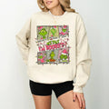 My Day I'm Booked Sweatshirt, Christmas Movies Sweater, Retro Christmas Sweatshirt, Pink Christmas Shirt, Christmas...