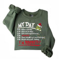 My Day I'm Booked Sweatshirt, Womens Christmas Sweatshirt Womenswear T-Shirts, Hoodie | RetroVerseTees.com