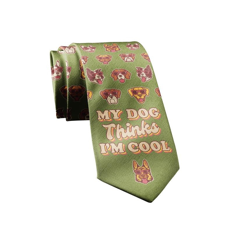 My Dog Thinks Im Cool Necktie Funny Neckties for Men Cool Dog Tie Mens Novelty Neckties Funny Ties T-Shirts, Hoodie,...