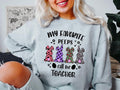 My Favorite Peeps Call Me Teacher Sweatshirt, Easter Teacher Hoodie, Matching Teacher Group Sweatshirt, Teacher Gift...
