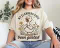 My Flabbers Have Been Gasted Tshirt, Sarcastic Goose Humor Shirt, Gag Gift Rude Goose Mood Snarky Animal Tee, Attitude...