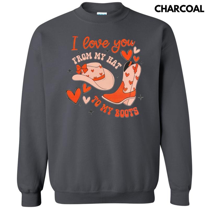 My Hat To My Boots Sweatshirt T-Shirts, Hoodie | RetroVerseTees.com