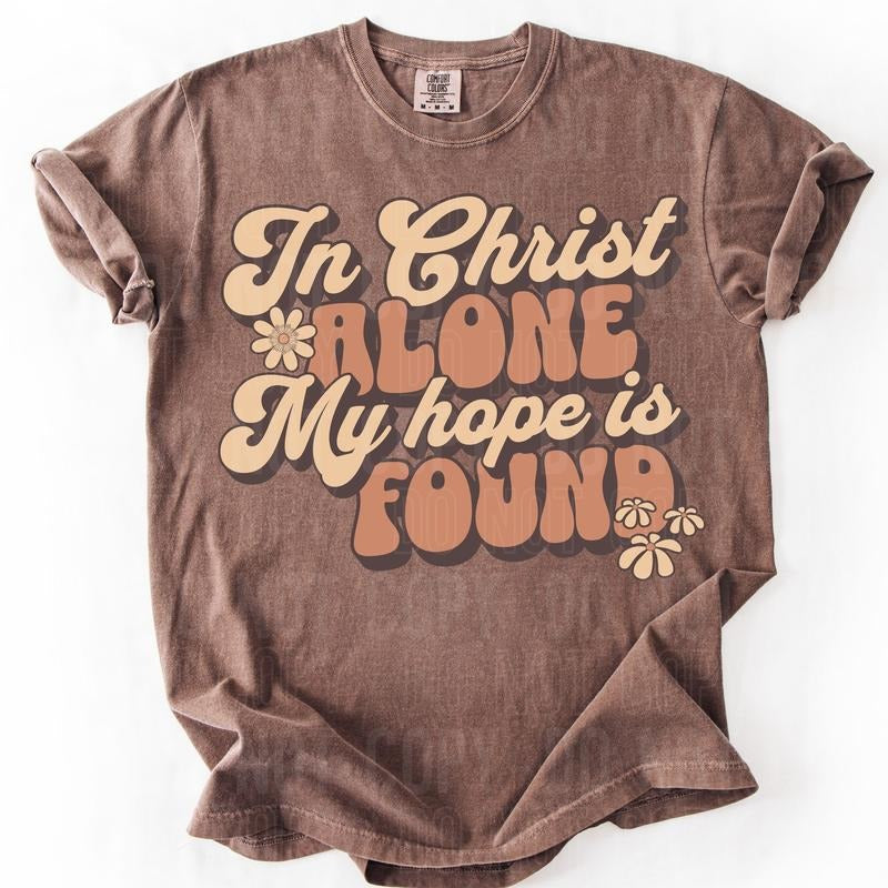 My Hope is Found DTF Transfers - THIS IS NOT A SHIRT Hoodie, Sweatshirt | RetroVerseTees.com