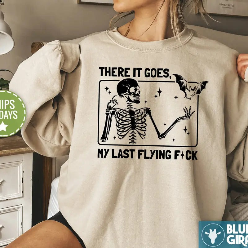 My Last Flying F Sweatshirt, Cute Crewneck Sweatshirt, Funny Sweatshirt T-Shirts, Hoodie | RetroVerseTees.com