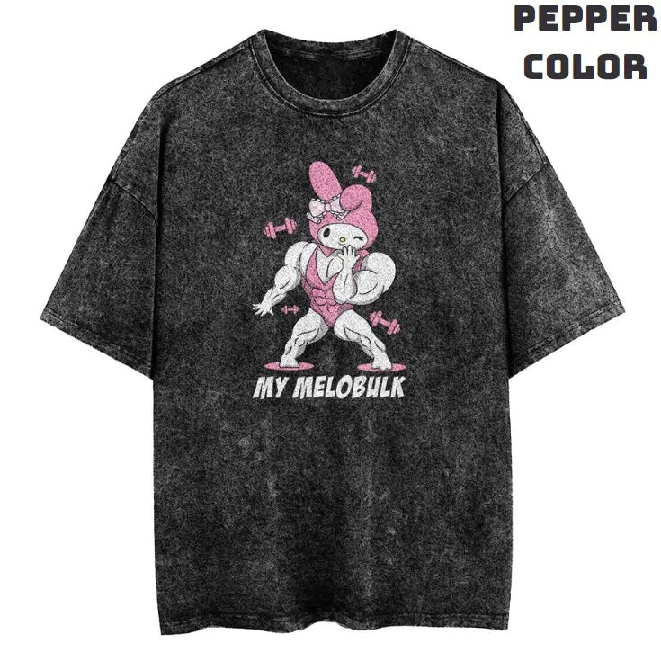 My Melobulk Vintage Graphic Tees, Gym T-Shirt, Funny Anime Shirts, Vacation Outfits, Unisex Anime Manga Shirt Top...