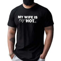 My Wife is Psychotic Tee Pure Cotton Casual Street Style Crew Neck Short Sleeve T-Shirt Tops Trendy For Women For Men,...
