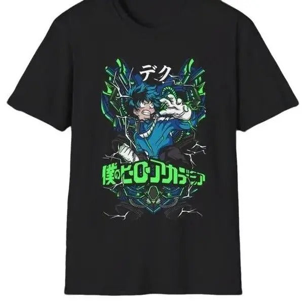My hero academia T-shirt, Izuku Midoriya shirt, Webtoon Unisex shirt Hoodie, Sweatshirt | RetroVerseTees.com