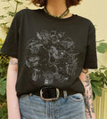 Mystic Mushrooms Fairy Shirt - Gothic Fantasy Tee, Dark TNF, Alternative Fashion, Unique Graphic Tee, Casual Wear,...