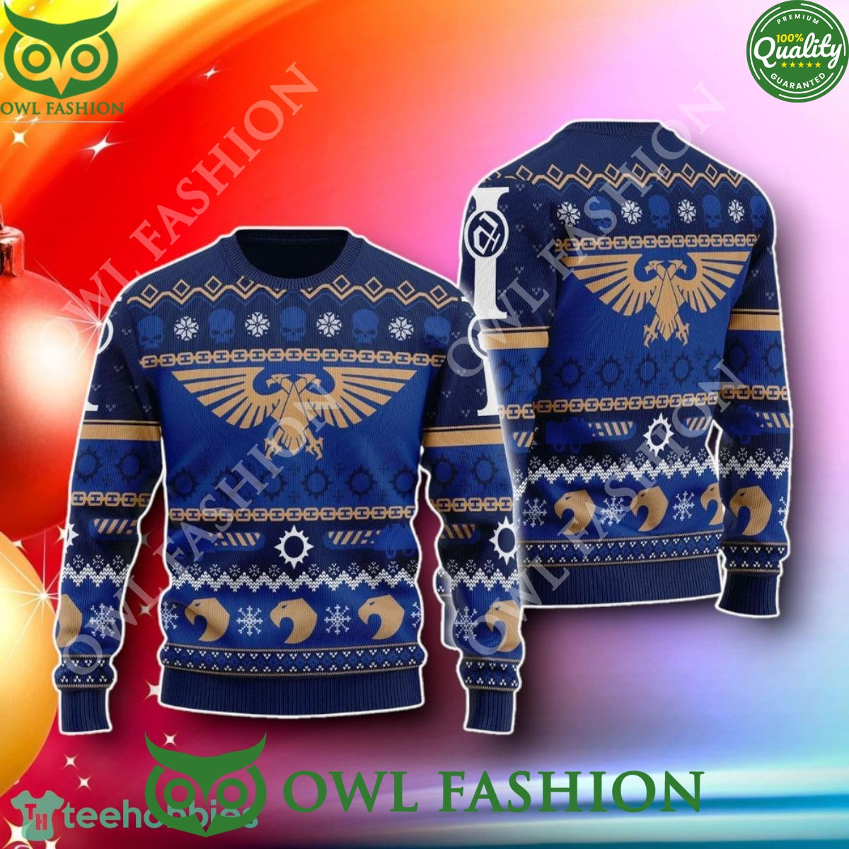 Icy Imperium Knitted Iconic Trending 2024 Christmas Ugly Sweater