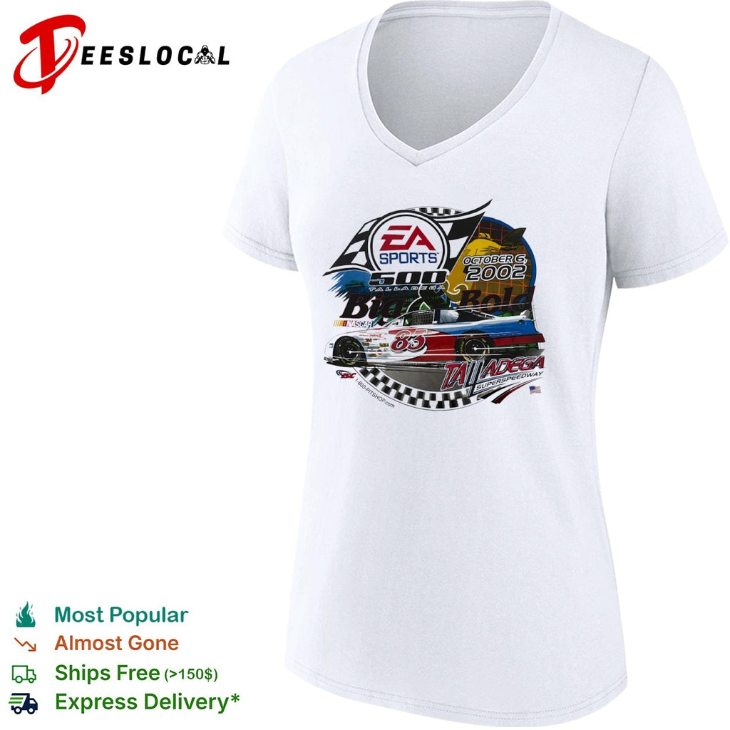 NASCAR EA Sports 500 Talladega October 6 2002 big bold race car shirt