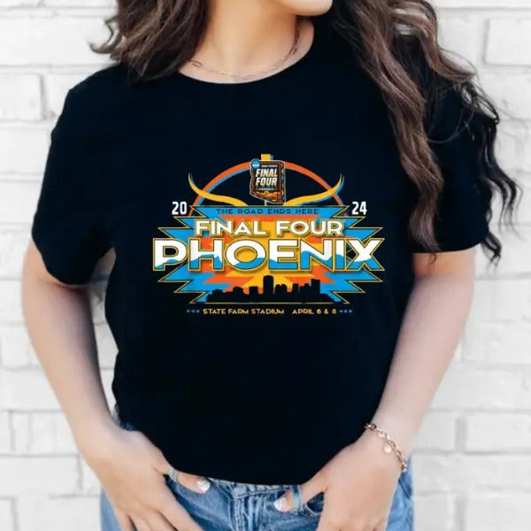 NCAA Final Four Basketball 2024 Phoenix Short Sleeve T-Shirt