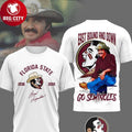 NCAA Florida State Seminoles x Burt Reynolds 2025 Two Sided Shirt