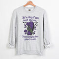 *NEW* IT'S OKAY IF YOU DON'T LIKE ME Long Sleeve Crewneck Sweatshirt Alternative Emo Grunge Pullover Casual Women's Long...