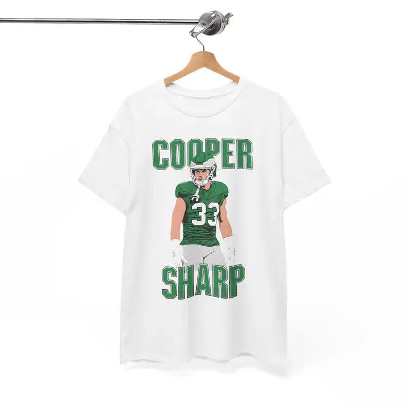 NEW Cooper DeJean Philadelphia Cooper Sharp Football Graphic Tee Shirt Unisex Hoodie, Sweatshirt | RetroVerseTees.com