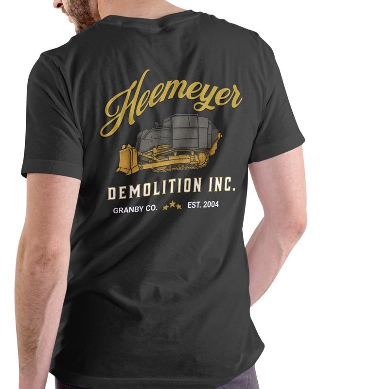 NEW HEEMEYER DEMOLITION INC, T Shirt, Unisex Cotton Hoodie, Sweatshirt | RetroVerseTees.com