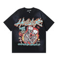 NEW Hell Studios Star skeleton Play on printing tee Men's Short sleeved T-shirt Hoodie, Sweatshirt | RetroVerseTees.com