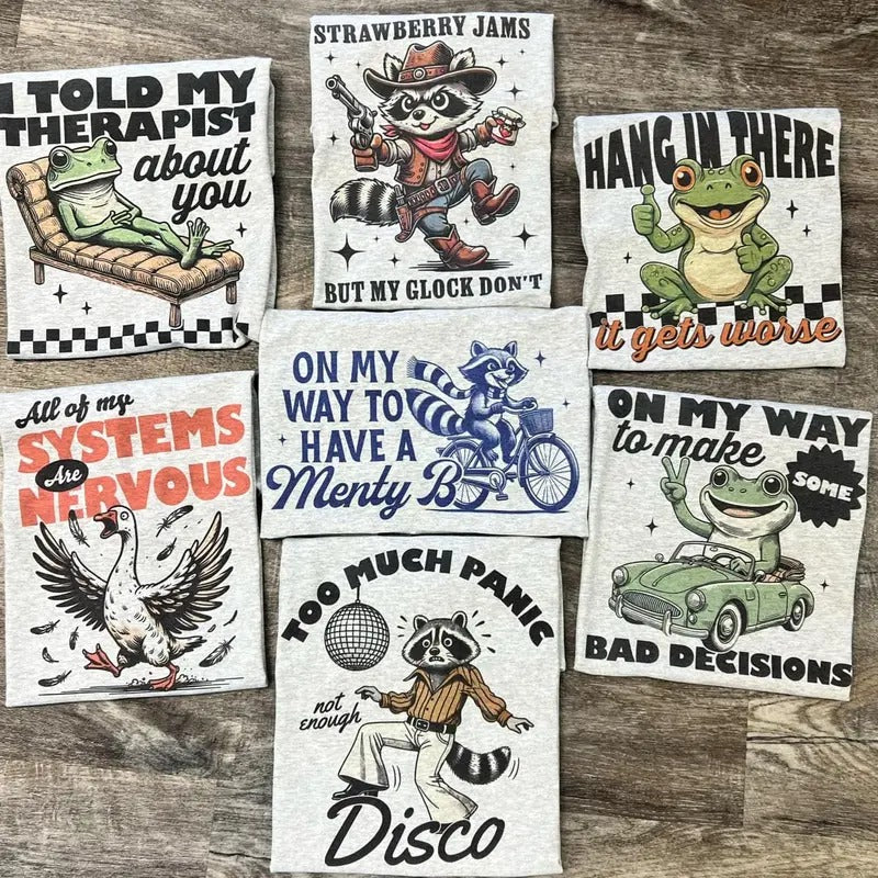 NEW YEAR NEW SET -  2 for 24 - Graphic Tee Bundle - Choose Your Designs