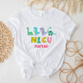 NICU Nurse Dinosaur T-Shirt, Neonatal Intensive Care Unit Nurse Shirt, New NICU Birthday Gift Hoodie, Sweatshirt