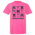 NLB Merch -Black Bow Coquette Comfort Colors T-Shirt Hoodie, Sweatshirt | RetroVerseTees.com
