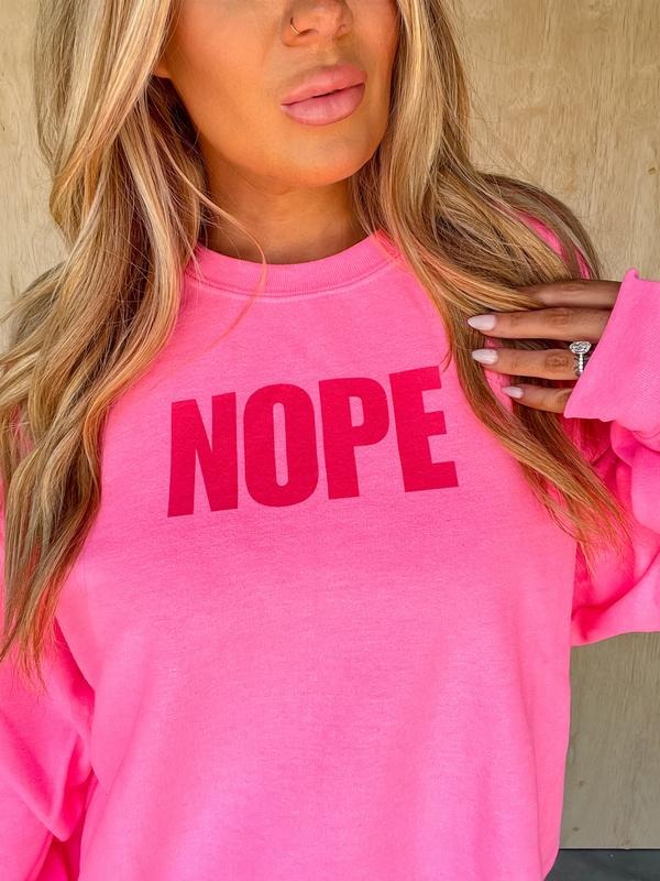 NOPE Graphic Pullover C.O.C. T-Shirts, Hoodie, Sweatshirt | RetroVerseTees.com
