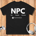 NPC Shirt, Non Playable Character Shirt, Gamer Shirt, Funny Gaming Shirt, Men'WB shield Tshirt Hoodie, Sweatshirt
