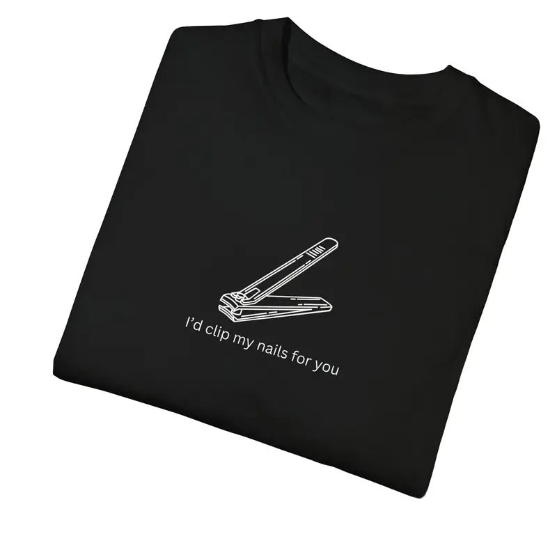Nail clippers Sweatshirt, Female graphic Women's Letter Print Round Neck Sweatshirt Casual Shortsleeve Womenswear Hoodie...