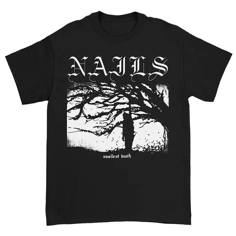 Nails Unsilent Death T-Shirt, Nails Unsilent Death T-Shirt Unisex Full Size Hoodie, Sweatshirt | RetroVerseTees.com