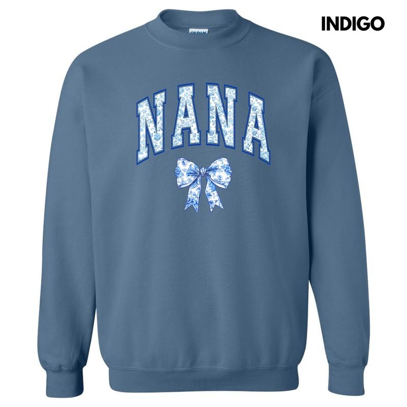 Nana Ginger Jar Florals Sweatshirt 'NLB' T-Shirts, Hoodie | RetroVerseTees.com