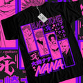 Nana Osaki T-Shirt S-4XL Black Stones Girl Kawaii Manga Anime Graphic Shirt Tshirt S-4XL Hoodie, Sweatshirt