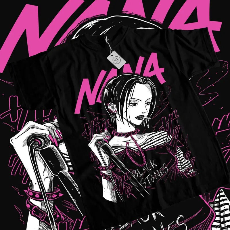 Nana Osaki Unisex T-Shirt S-4XL,Black Stones Manga Anime Graphic Tee Shirt Tshirt S-4XL Hoodie, Sweatshirt