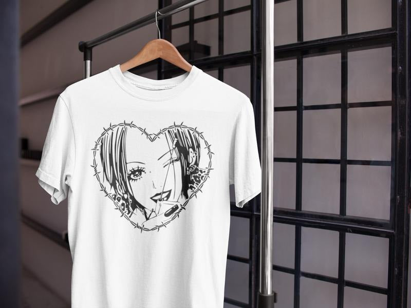 Nana Osaki into a barb wired heart Unisex T-Shirt S-4XL Hoodie, Sweatshirt | RetroVerseTees.com