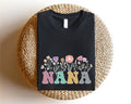 Nana Shirt, Floral Nana T-shirt, Wildflower Grandma Tee, Mothers Day Gift Tee, New Grandmother Birthday Gift Short...