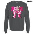 Nana Valentine Coquette Long Sleeve Comfort Colors T-Shirt Hoodie, Sweatshirt | RetroVerseTees.com