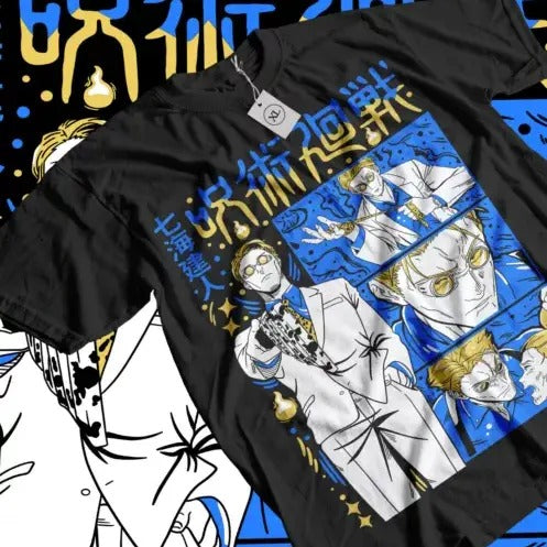 Nanami Kento T-Shirt Jujutsu Kaisen JJK Gojo Satoru Horror Anime Shirt All Size Hoodie, Sweatshirt | RetroVerseTees.com