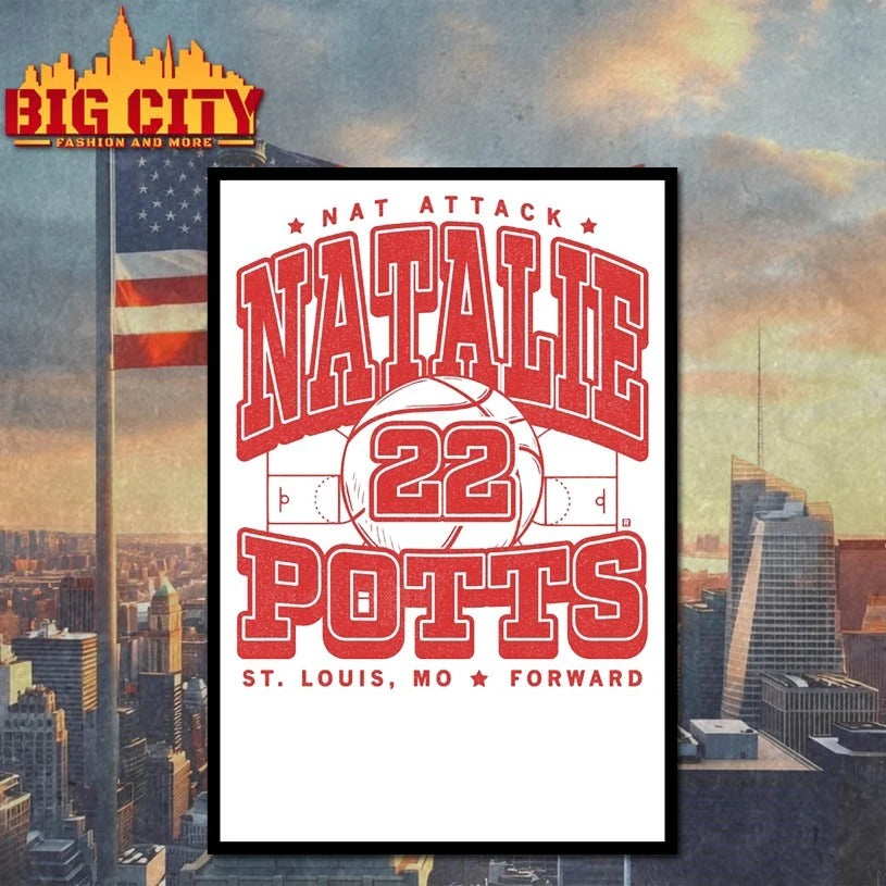 Nat Attack Natalie Potts 22 ST Louis Mo Forward shirt