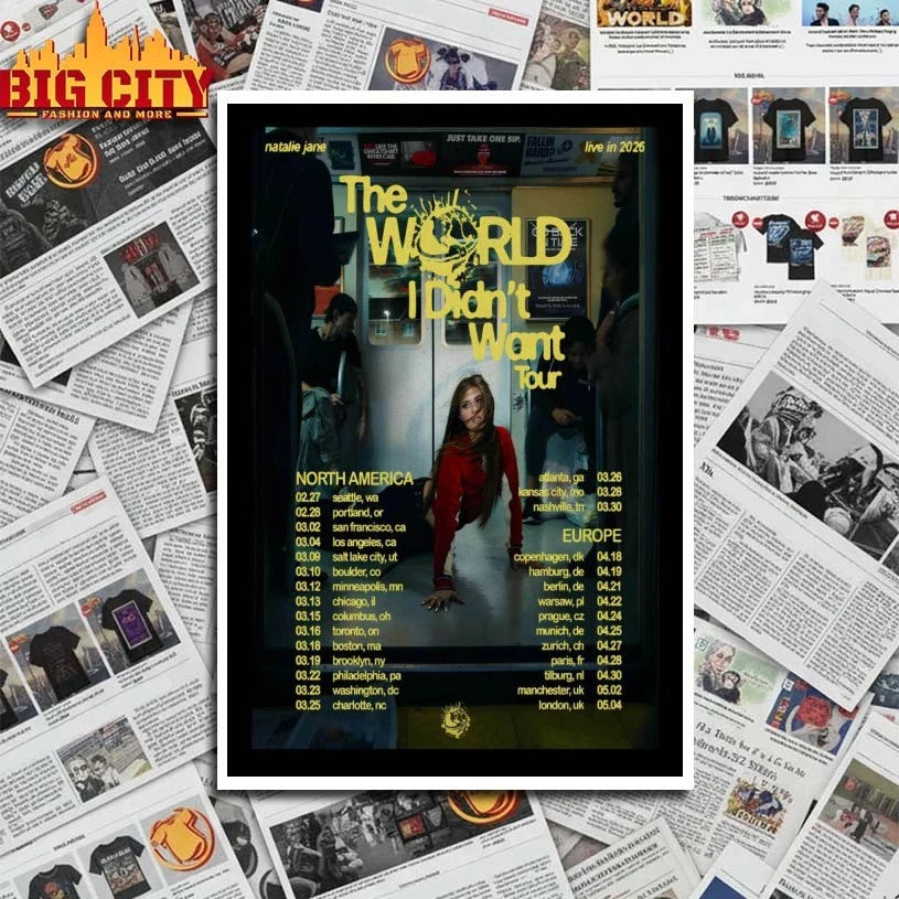 Natalie Jane Fall Tour 2026 Poster shirt