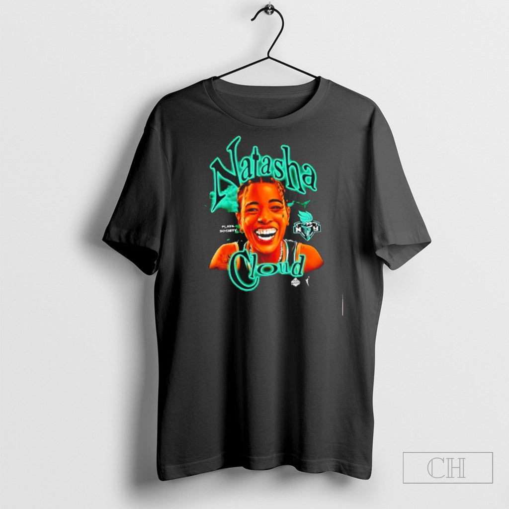 Natasha Cloud New York Liberty Wnba Caricature Tee Shirt